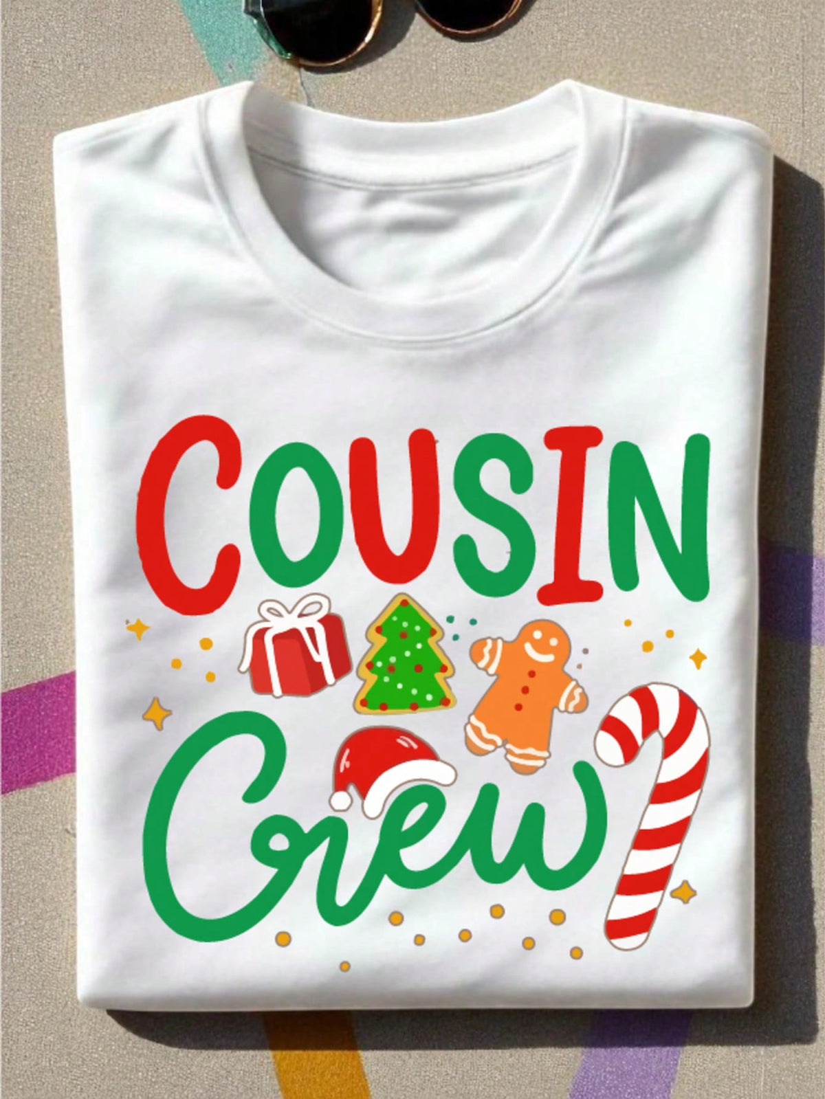 Matching Cousin Crew Christmas T-Shirt
