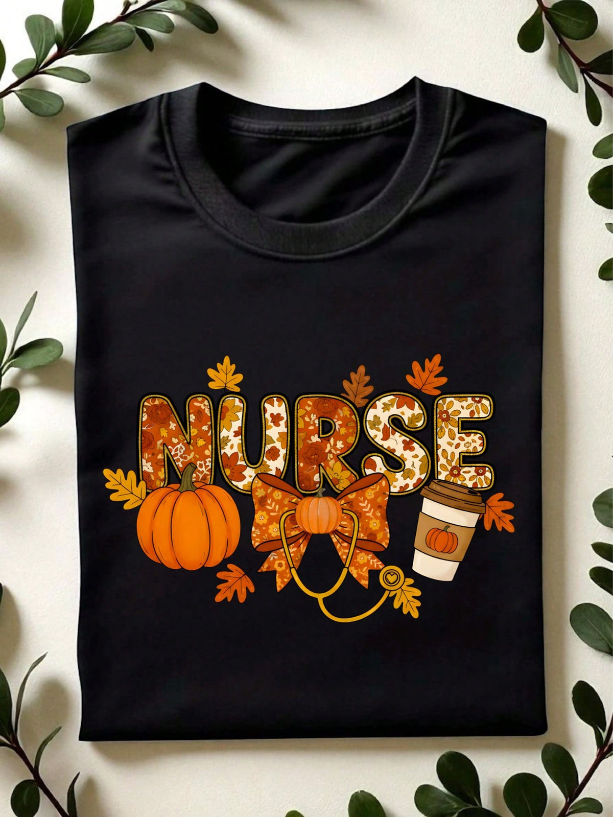 Fall Nurse T-Shirt