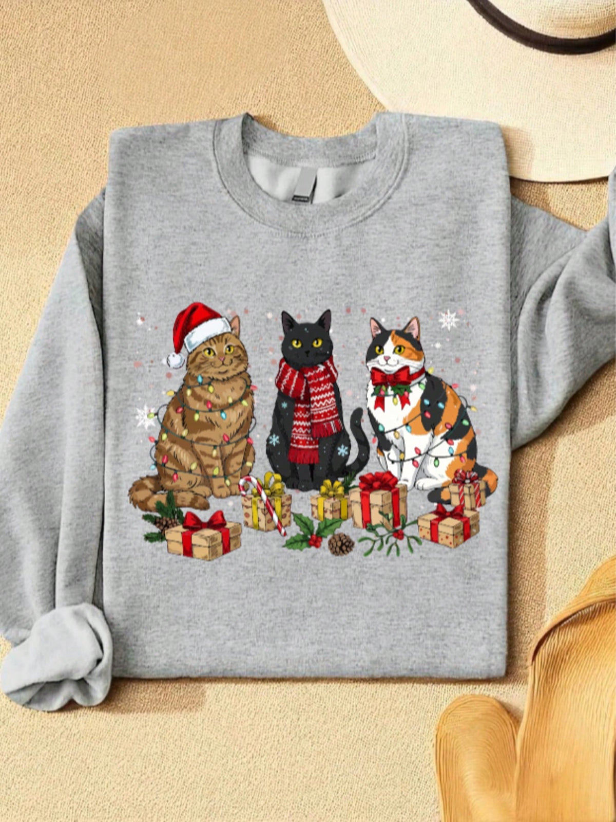 Christmas Cats Sweatshirt