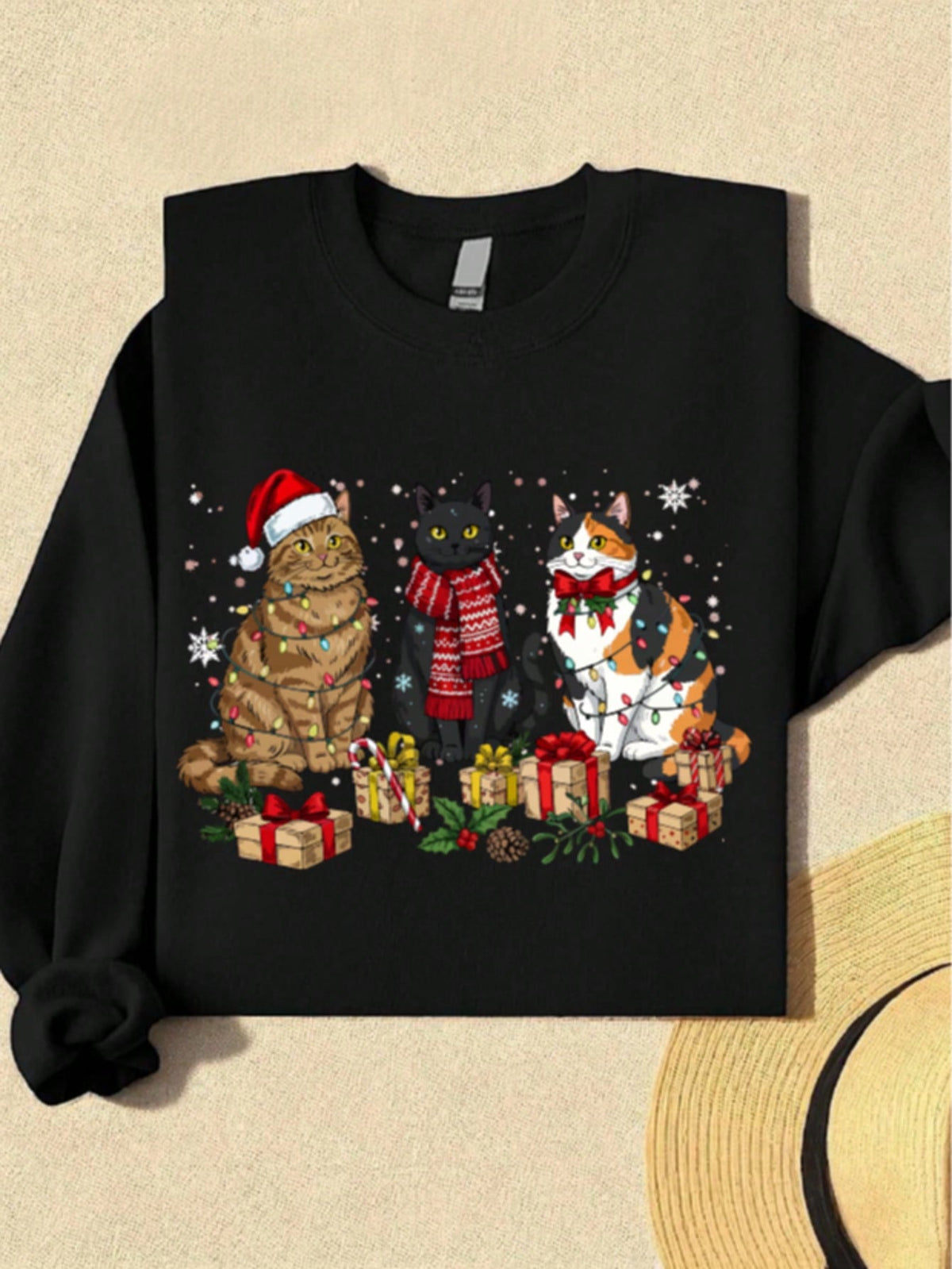Christmas Cats Sweatshirt