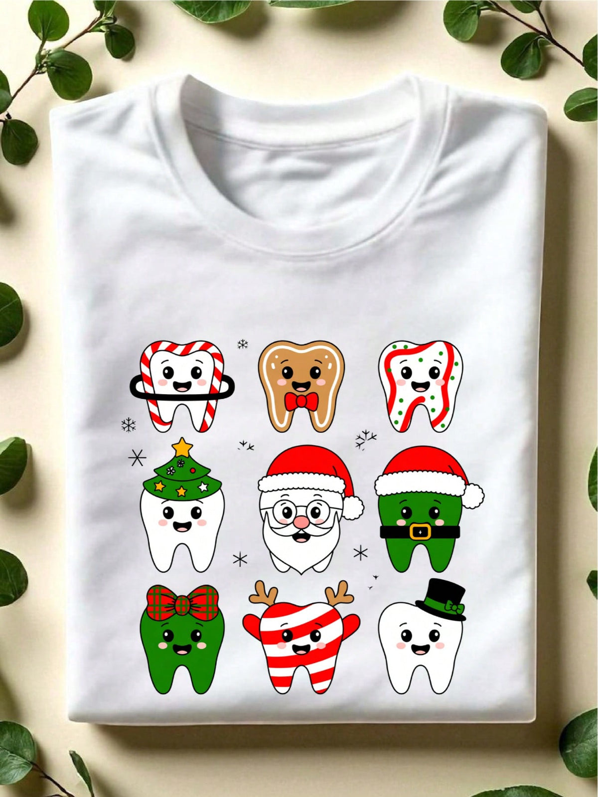 Retro Christmas Teeth T-Shirt