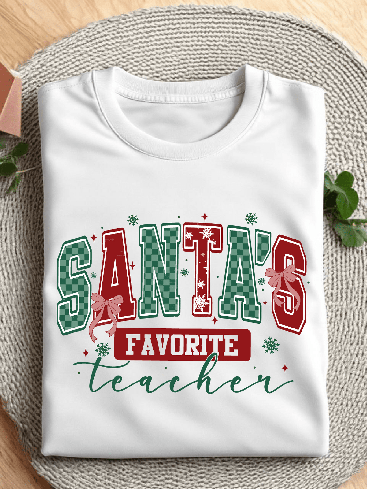 Santa Favorite Teachers T-Shirt