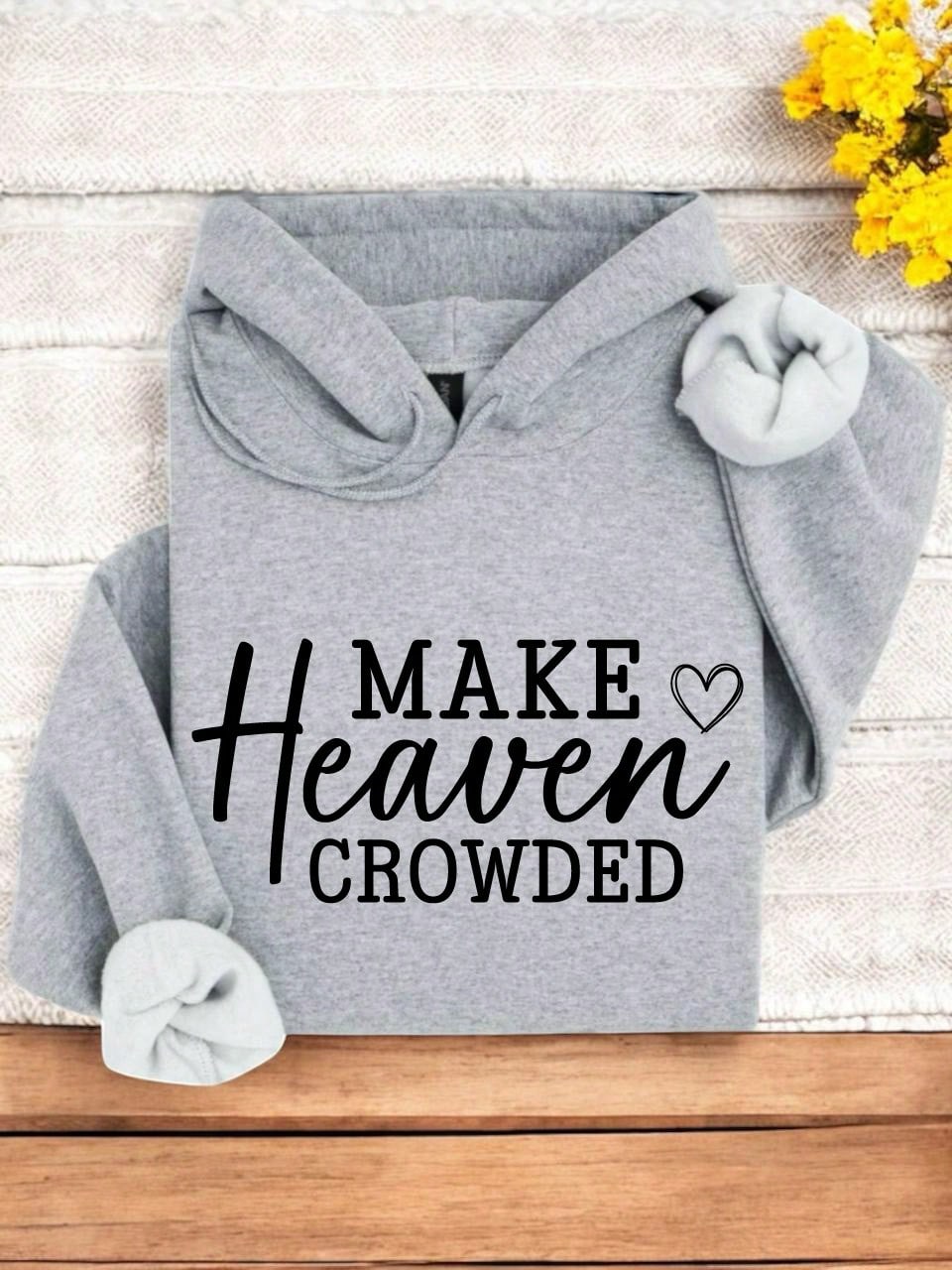 Make Heaven Crowded Heart Hoodie