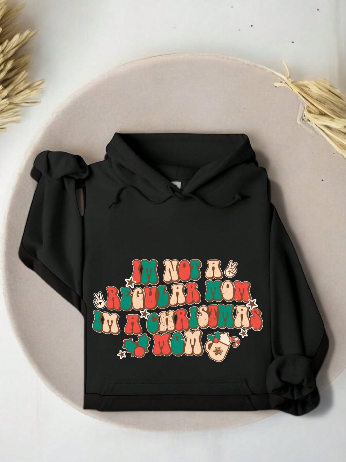 Groovy Christmas Mom Hoodie