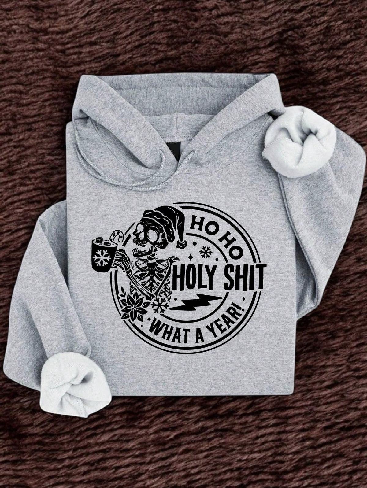 Ho Ho Holy What A Year Christmas Hoodie