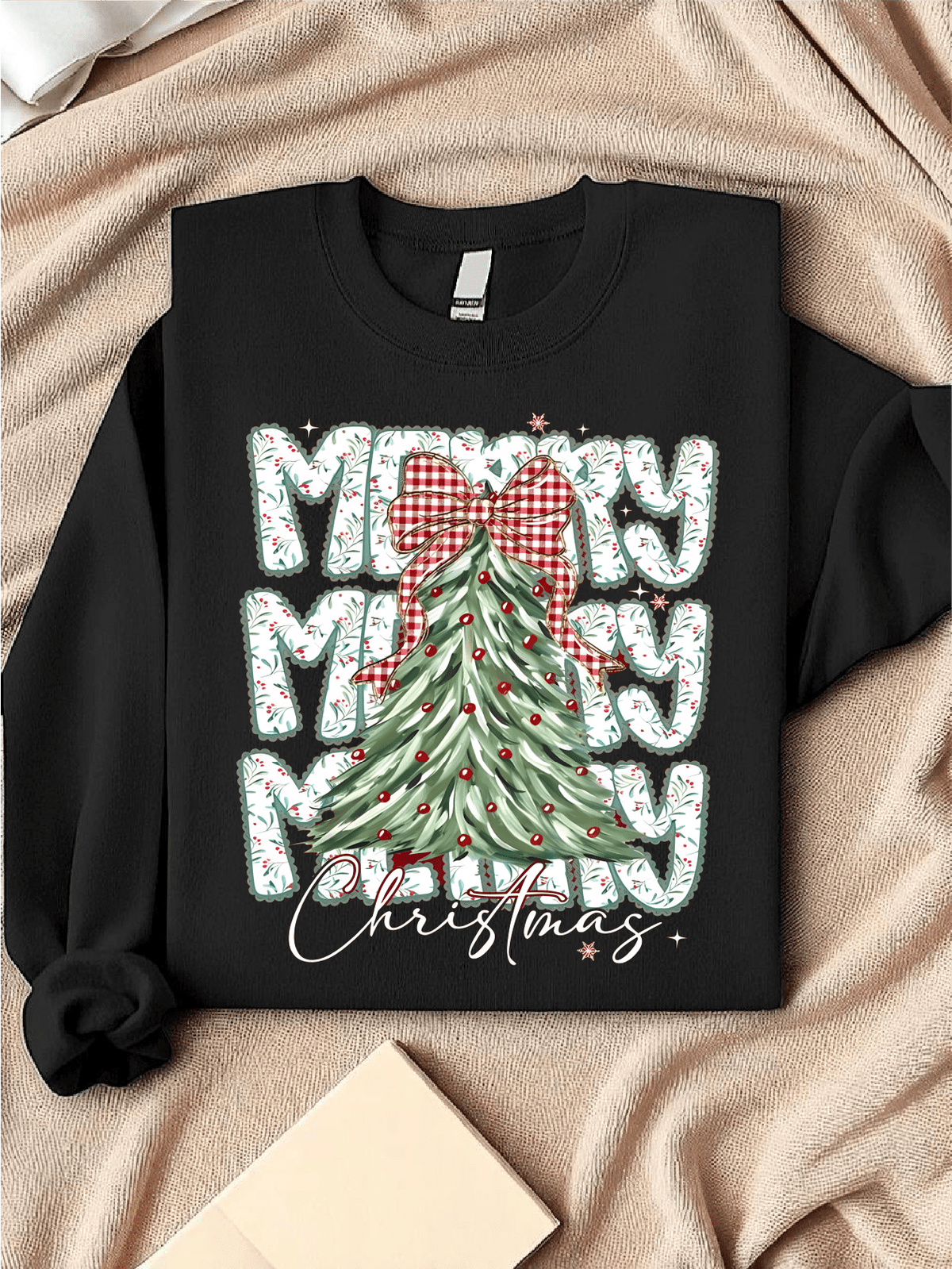 Merry Christmas Coquette Sweatshirt