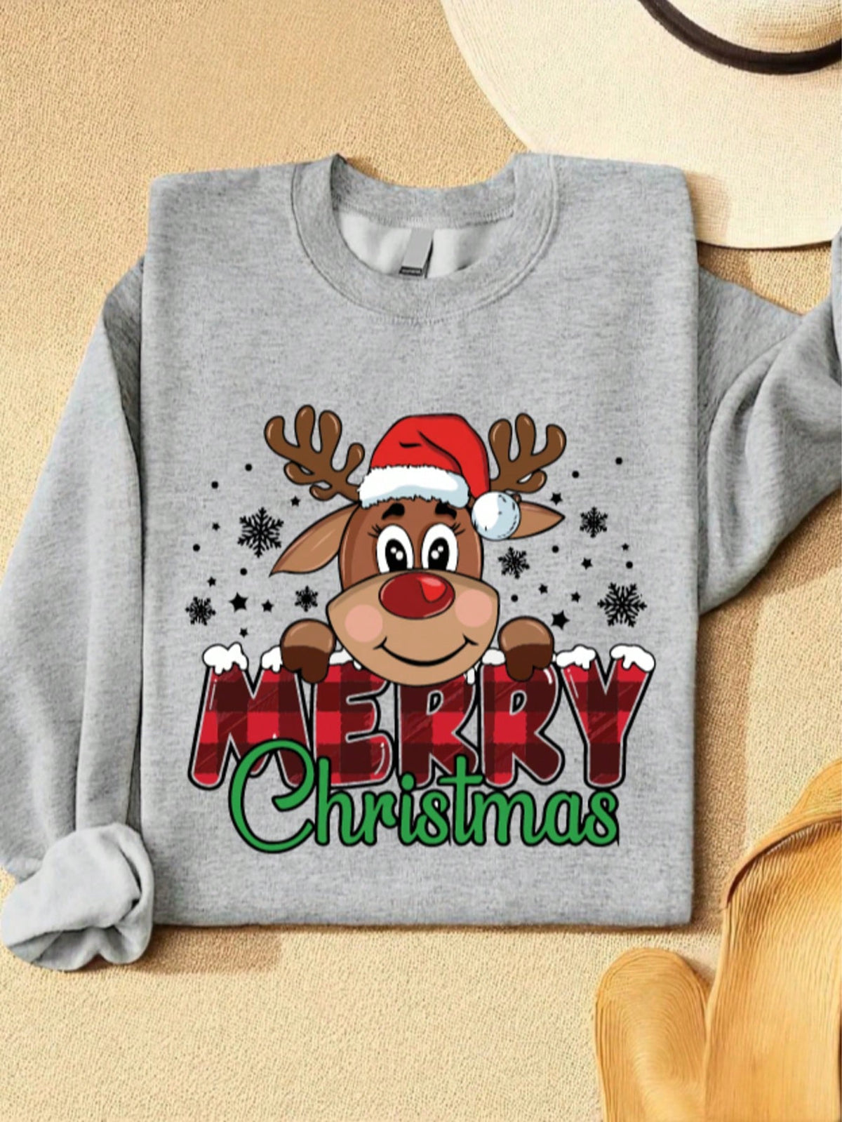 Merry Christmas Reindeer Sweatshirt
