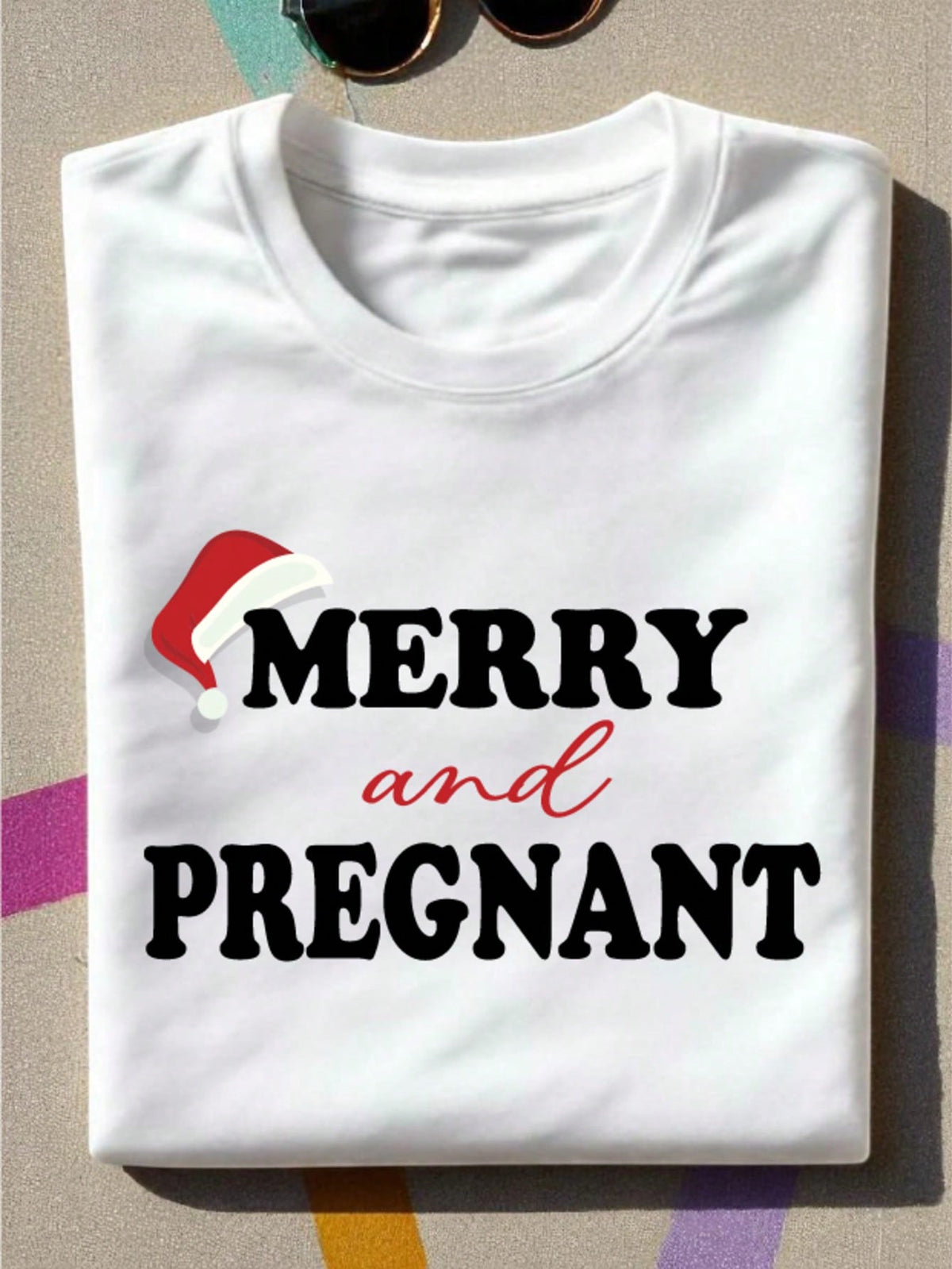 Christmas Pregnancy Announcement T-Shirt