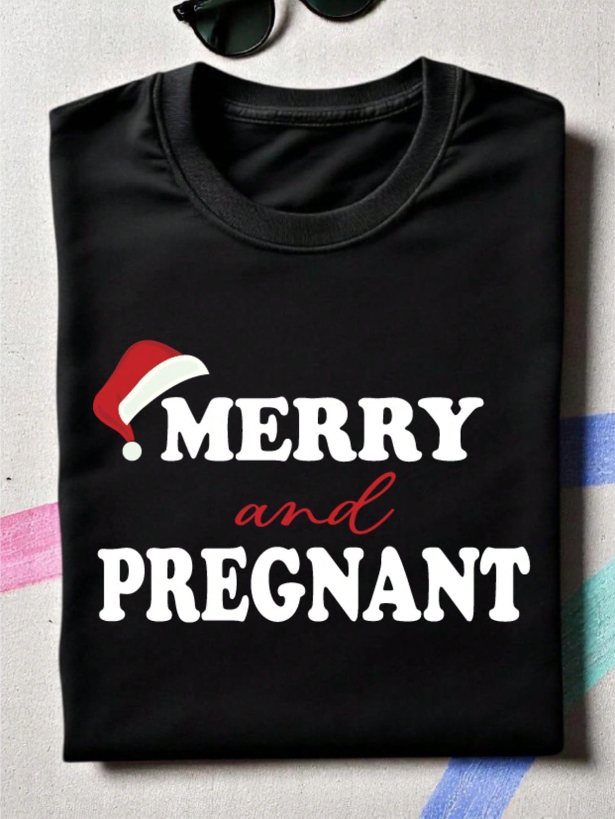 Christmas Pregnancy Announcement T-Shirt
