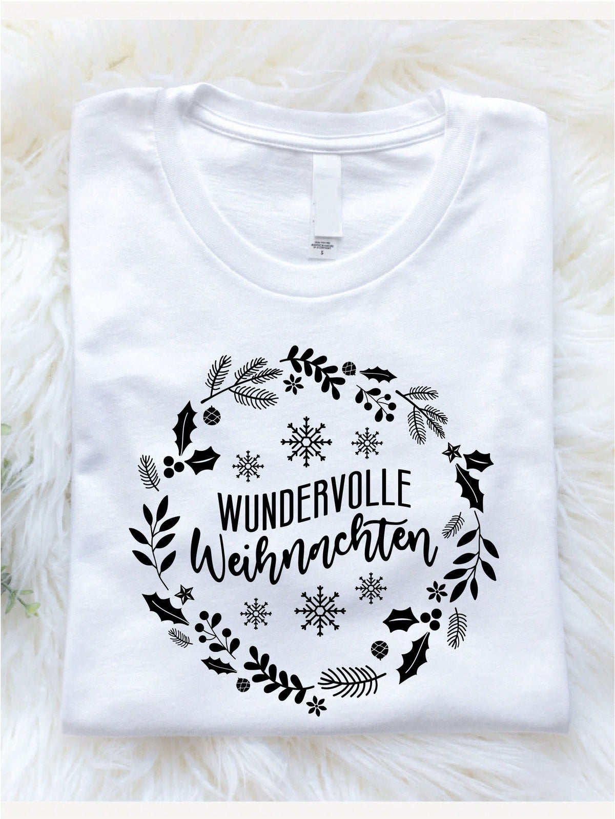 Floral Wundervolle Weihnachten T-Shirt