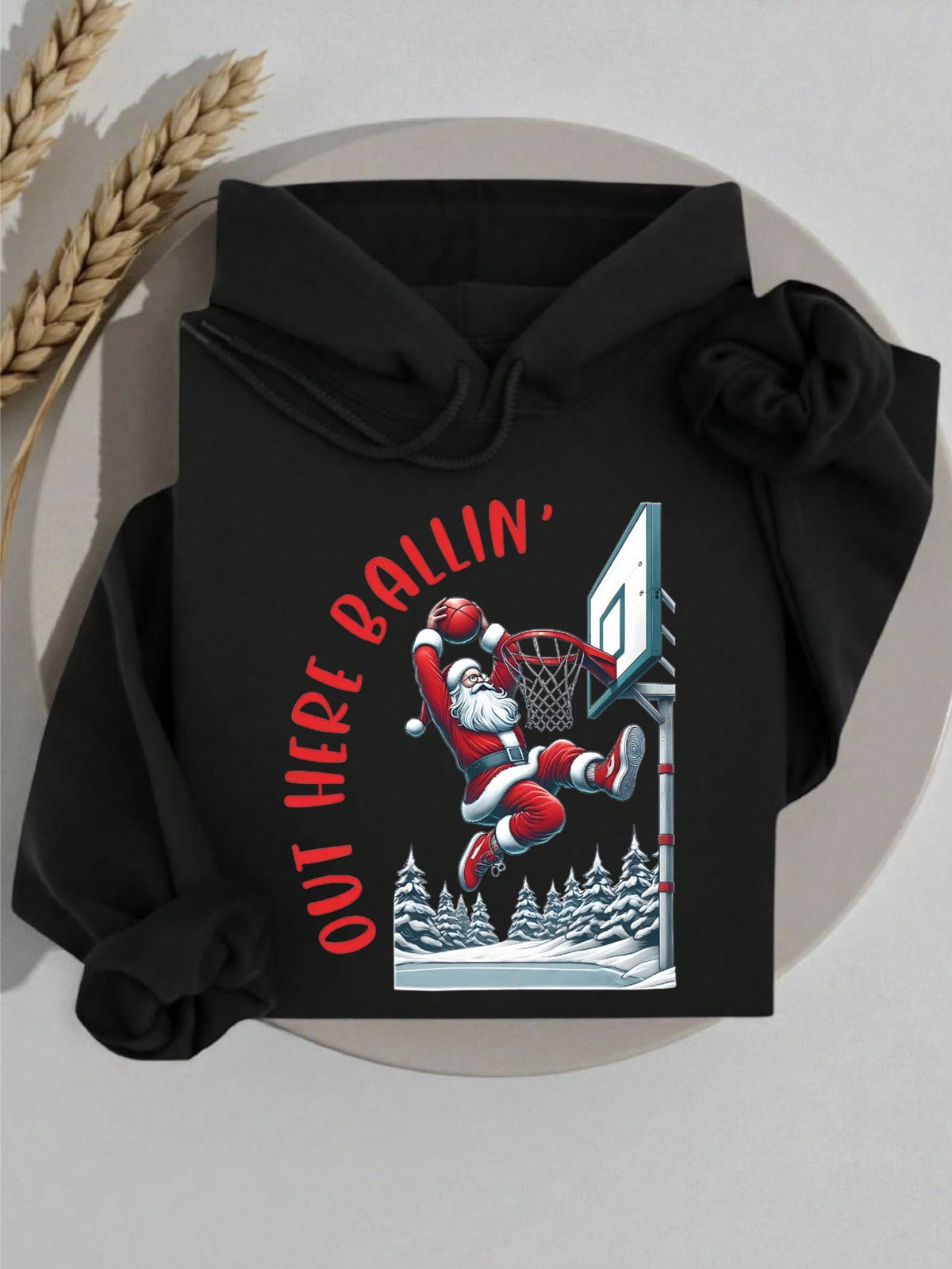 Basketball Christmas Hoodie