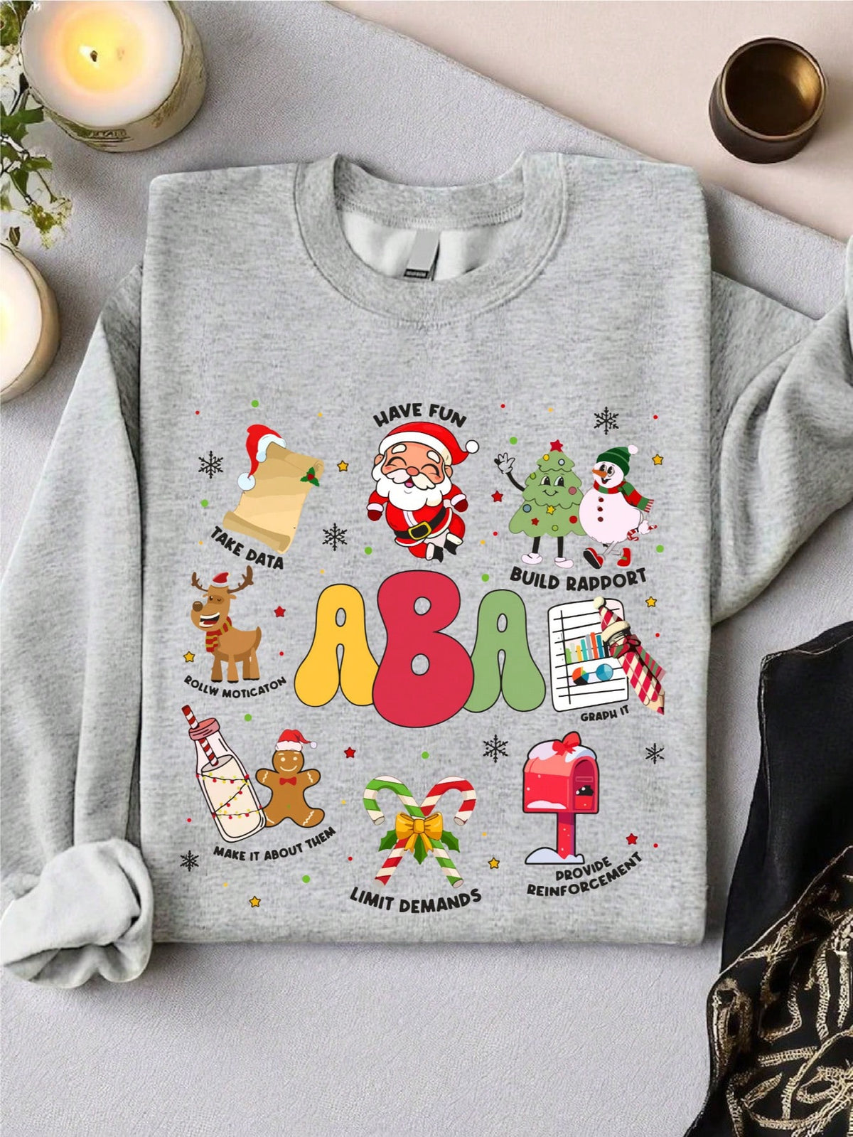Christmas ABA Vibes Sweatshirt