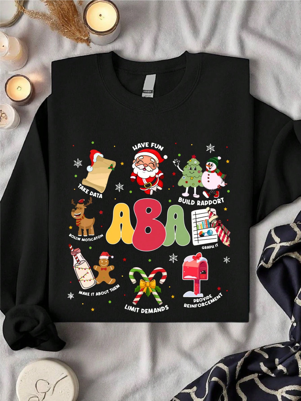Christmas ABA Vibes Sweatshirt