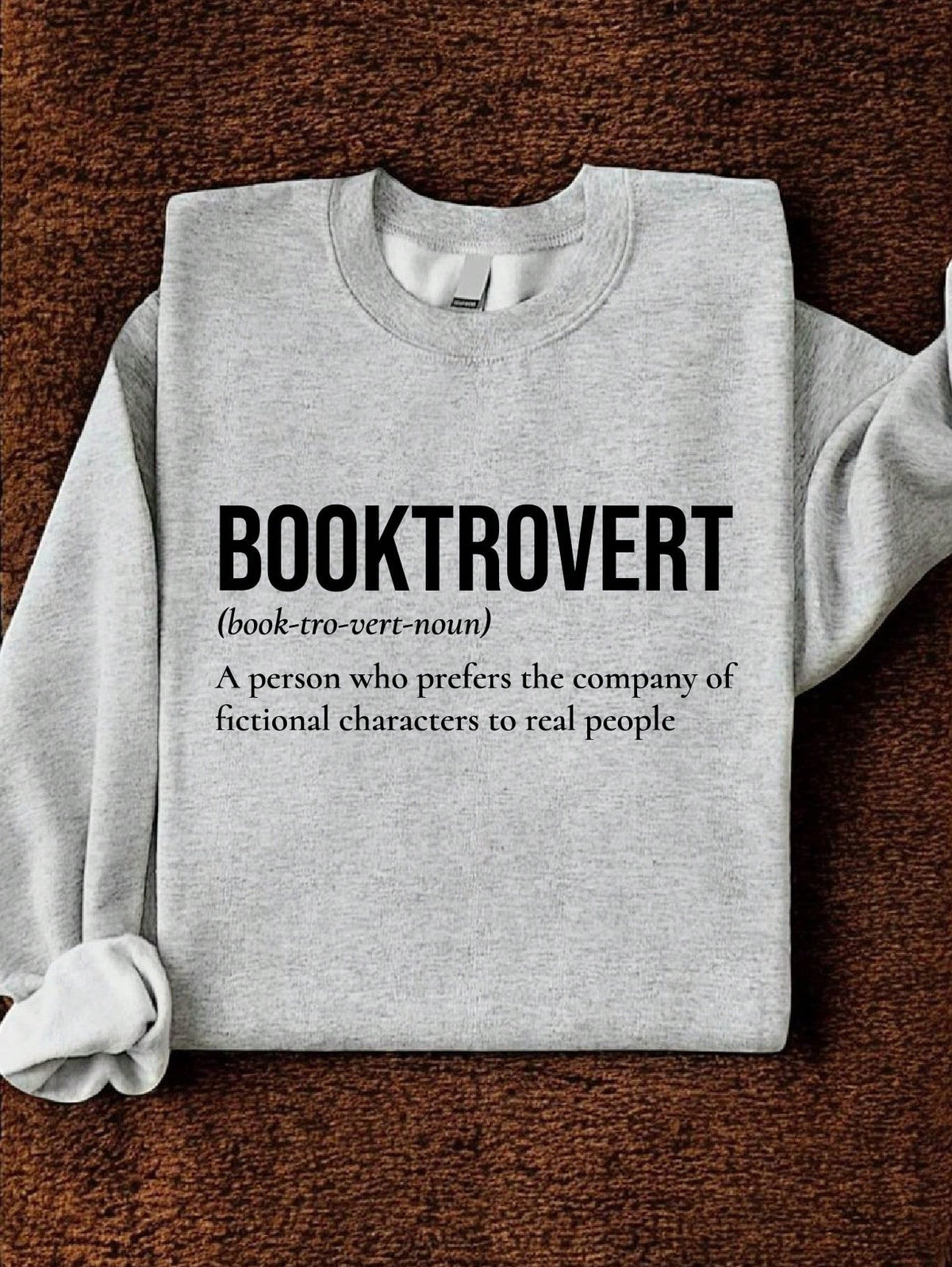 Booktrovert Definition Sweatshirt