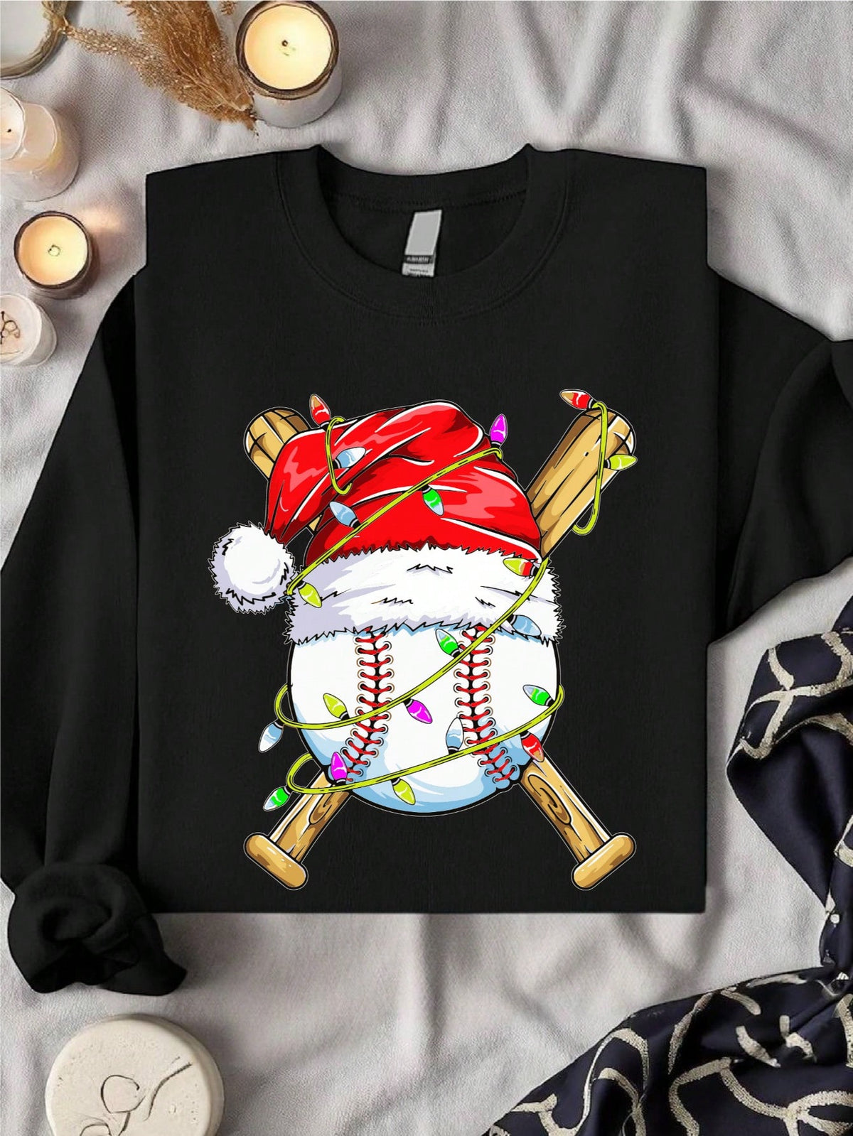 Baseball Christmas Sweatshirt