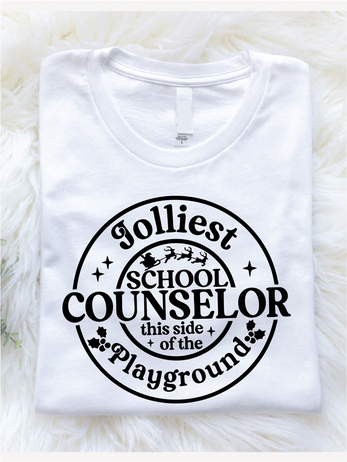 School Counselor Christmas T-Shirt