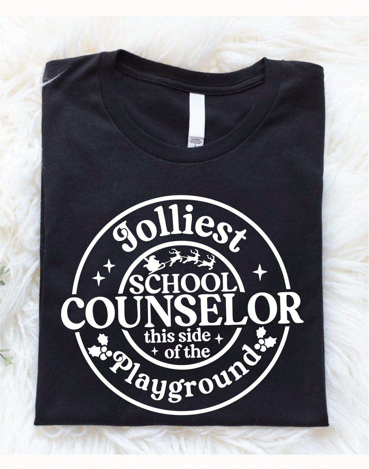 School Counselor Christmas T-Shirt