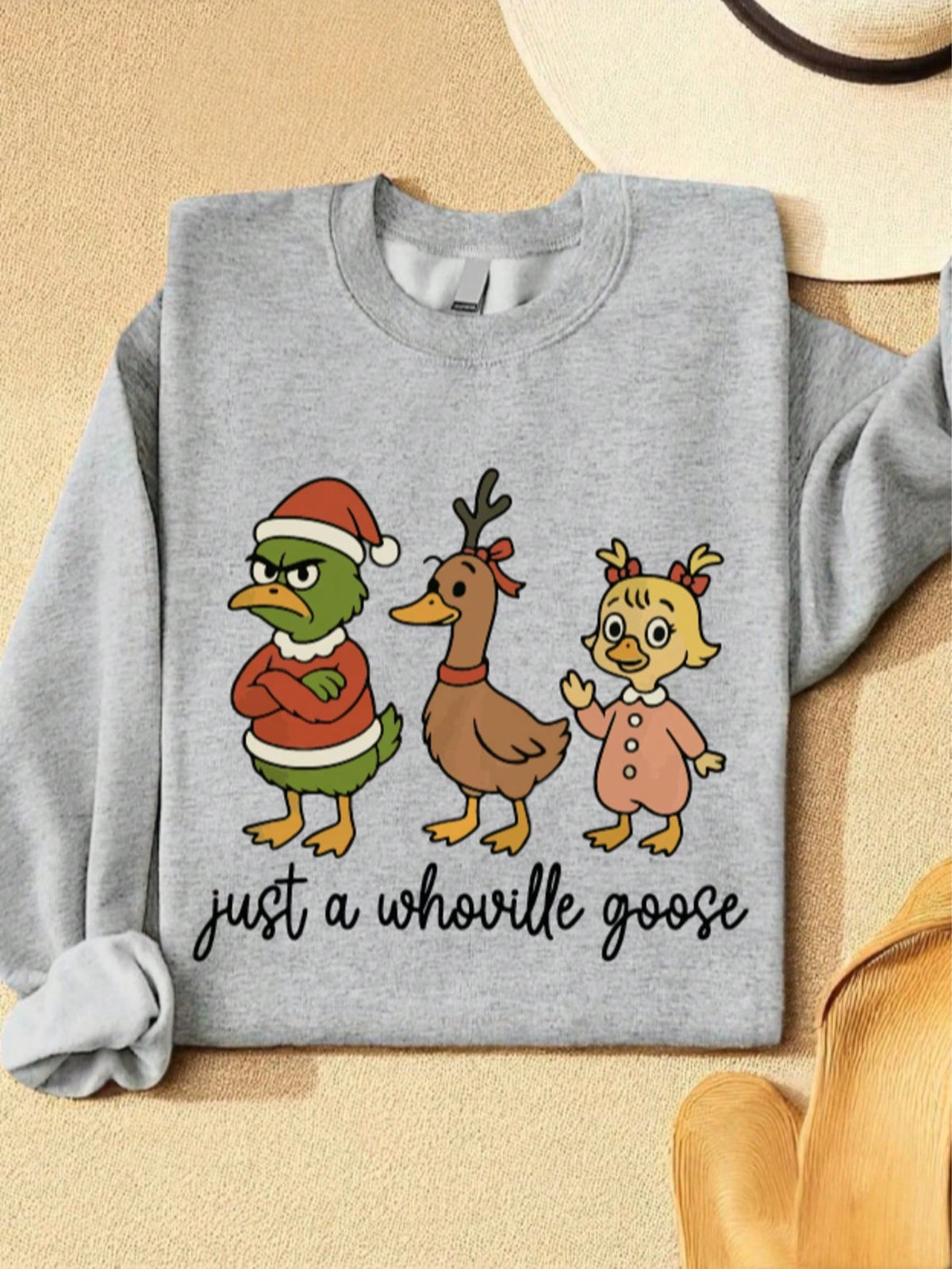 Funny Christmas Goose Sweatshirt