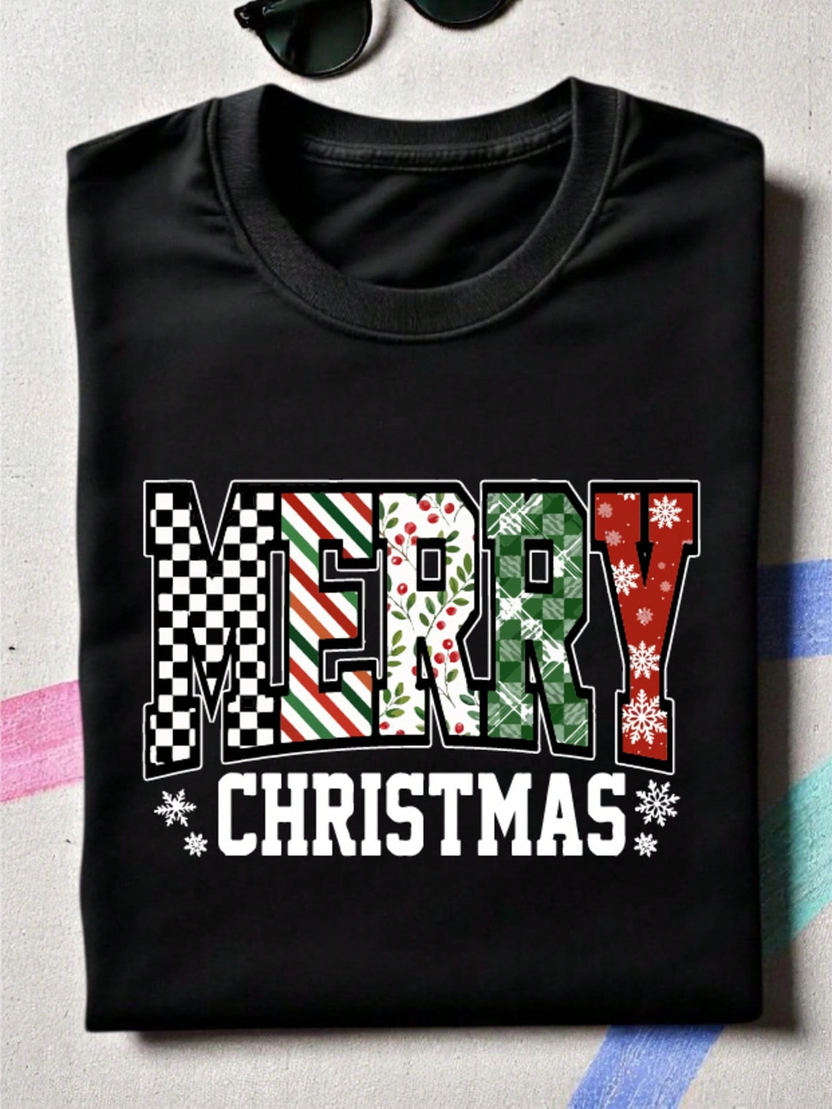 Retro Merry Christmas T-Shirt