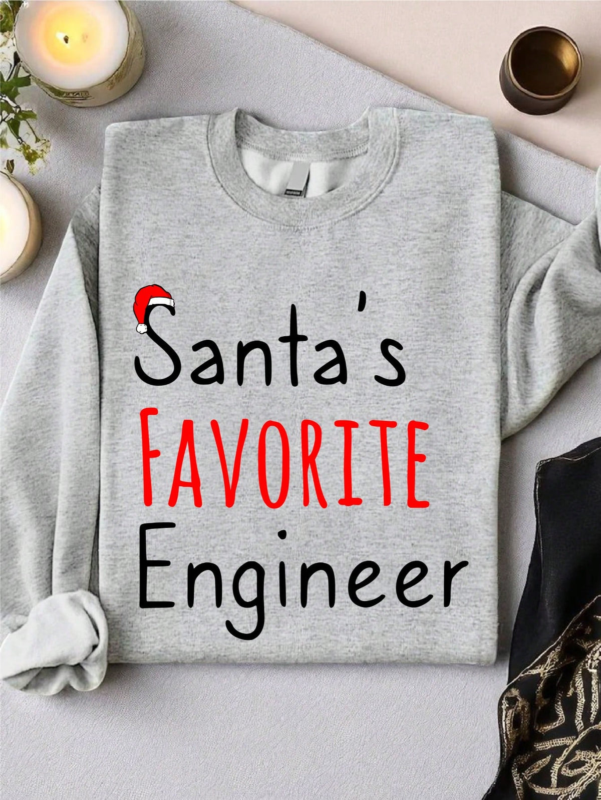 Santa's Favorite Engineer Sweatshirt