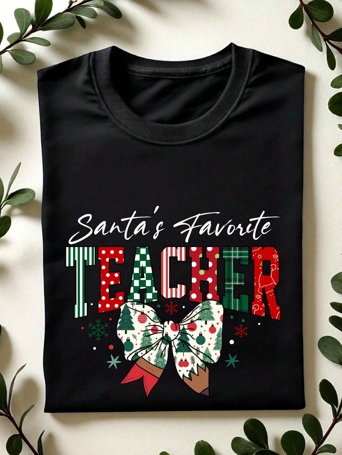 Santa's Favorite Teacher T-Shirt