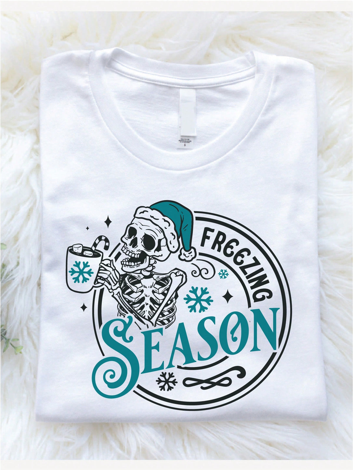 Freezing Season Skeleton T-Shirt