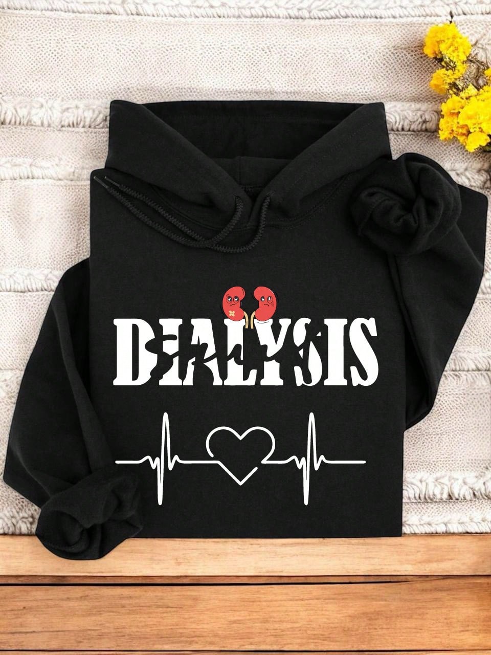 Dialysis Crew Heartbeat Hoodie