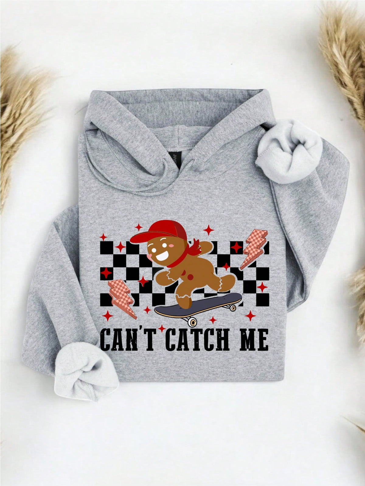 Can't Catch Me Boys Christmas Hoodie