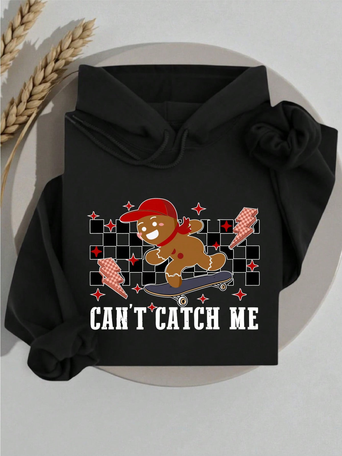 Can't Catch Me Boys Christmas Hoodie