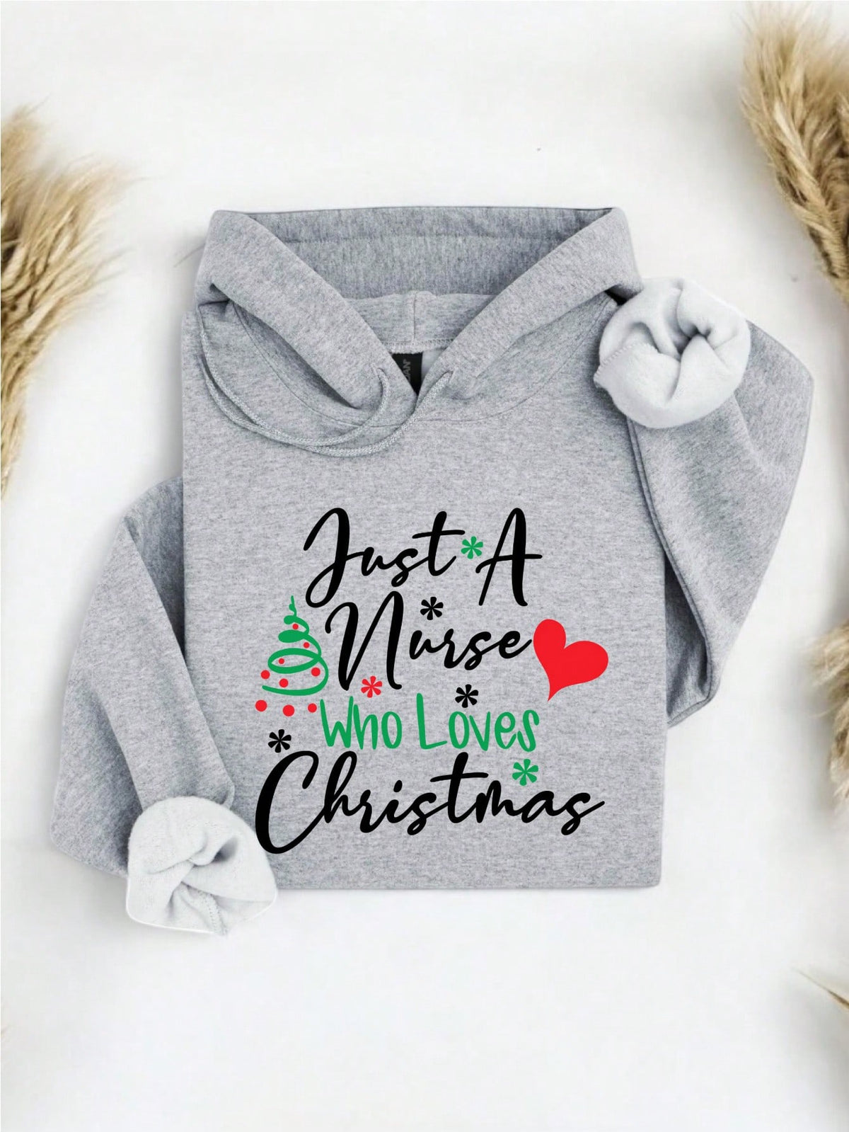 Just A Nurse Who Loves Christmas Hoodie
