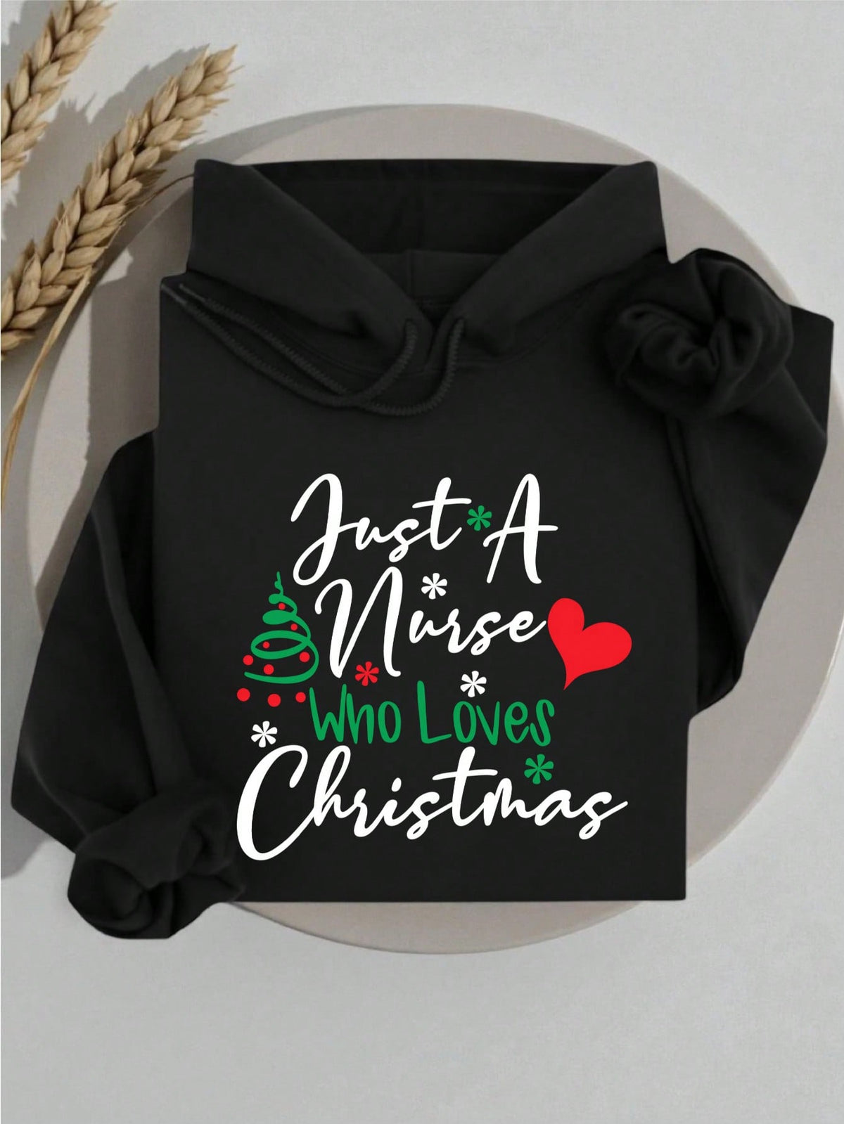 Just A Nurse Who Loves Christmas Hoodie