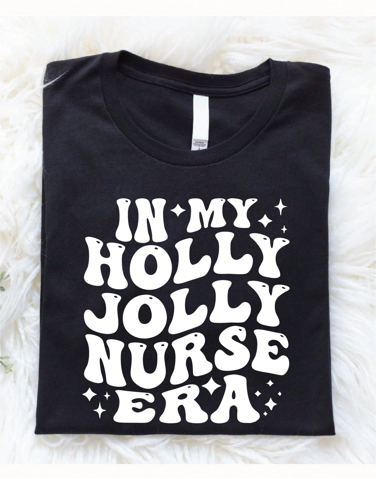 Retro In My Holly Jolly Nurse Era T-Shirt