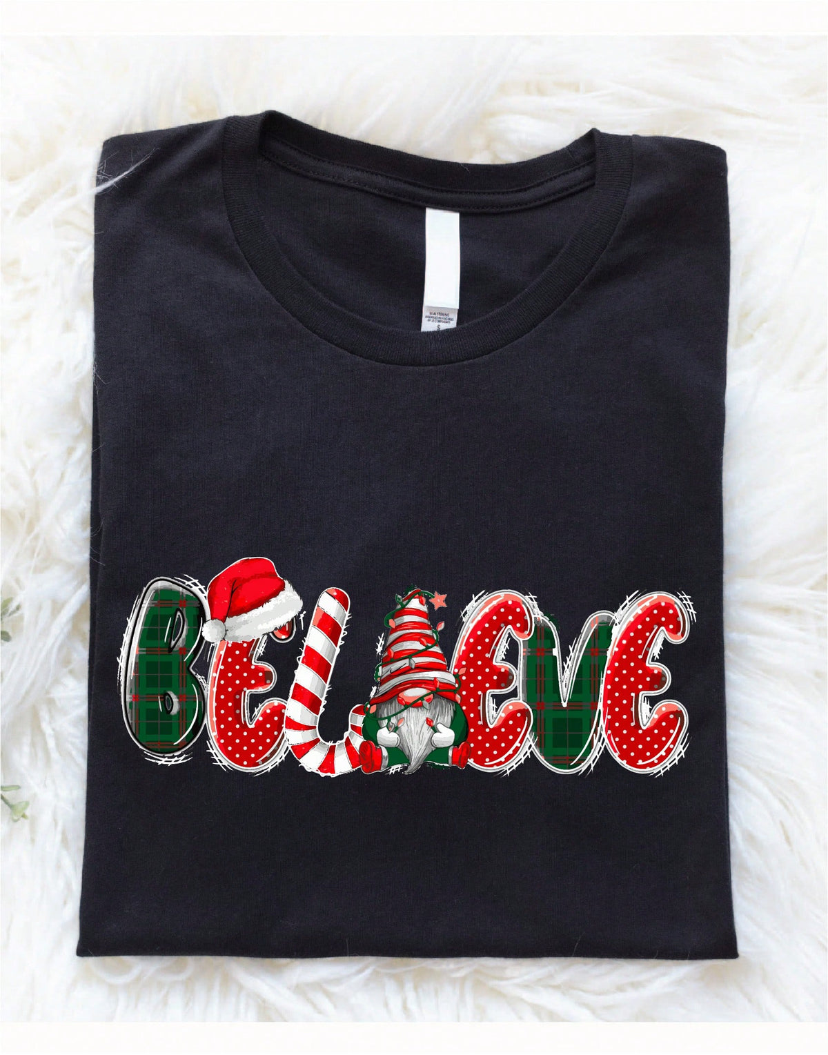 Believe Christmas Gnome T-Shirt
