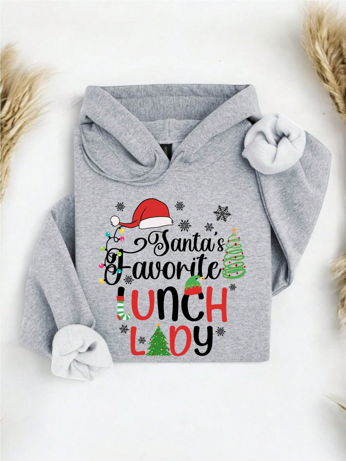 Santa's Favorite Lunch Lady Hoodie
