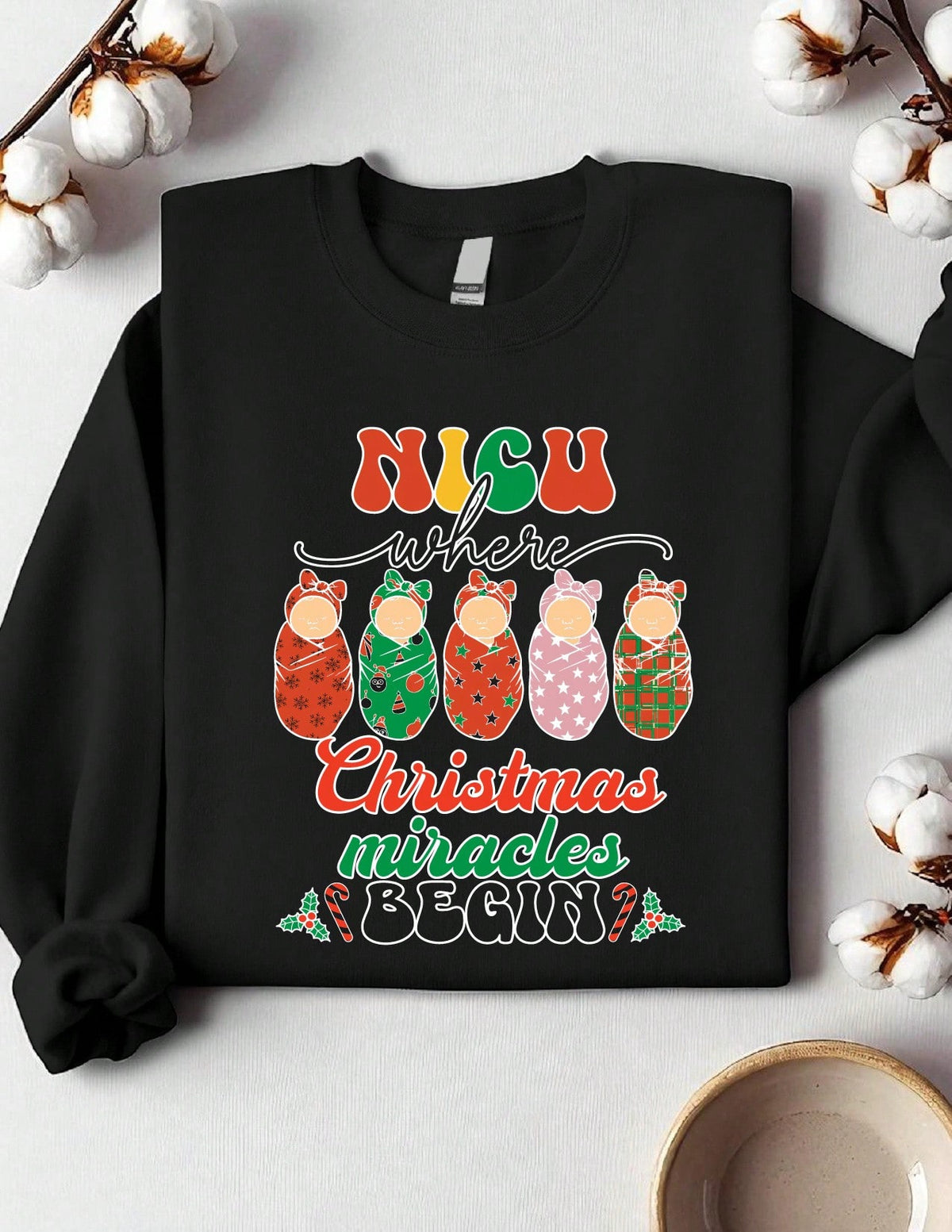 Where Christmas Miracles Begin Sweatshirt