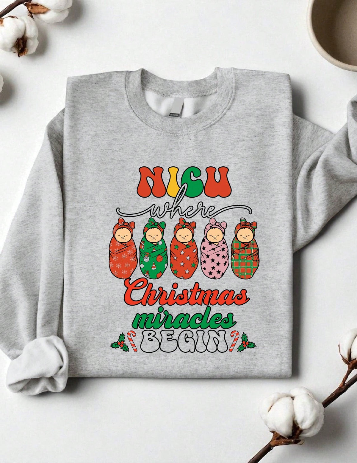 Where Christmas Miracles Begin Sweatshirt