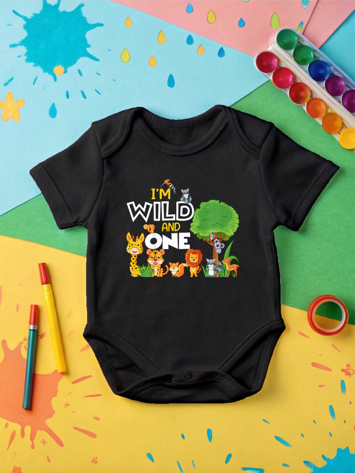 I'm Wild And One Kids Hoodie