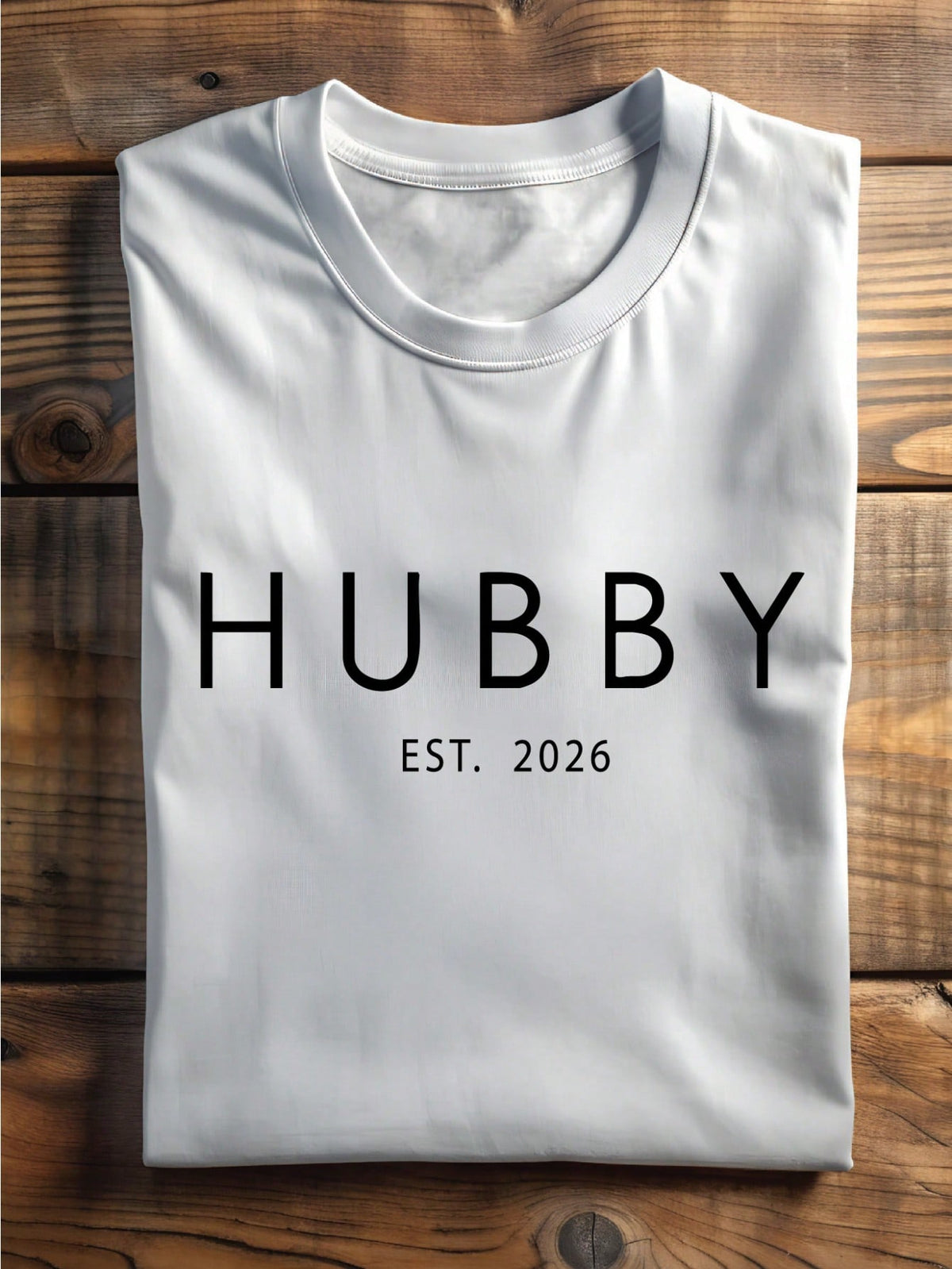 1PC Hubby Wifey Cute T-Shirt