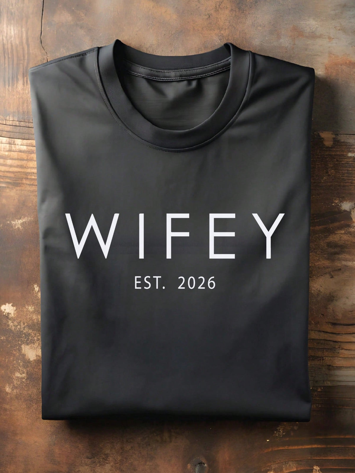 1PC Hubby Wifey Cute T-Shirt