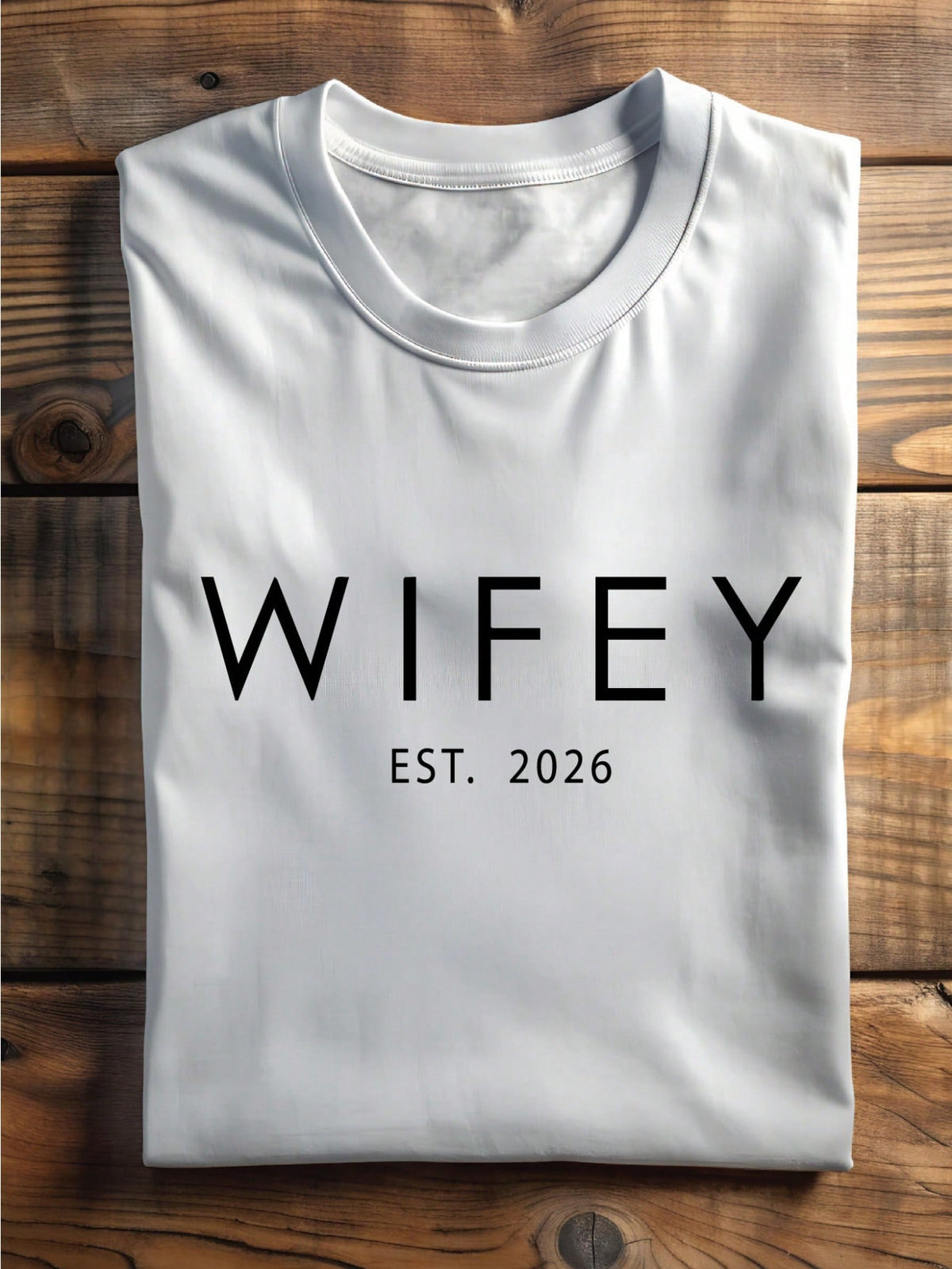 1PC Hubby Wifey Cute T-Shirt