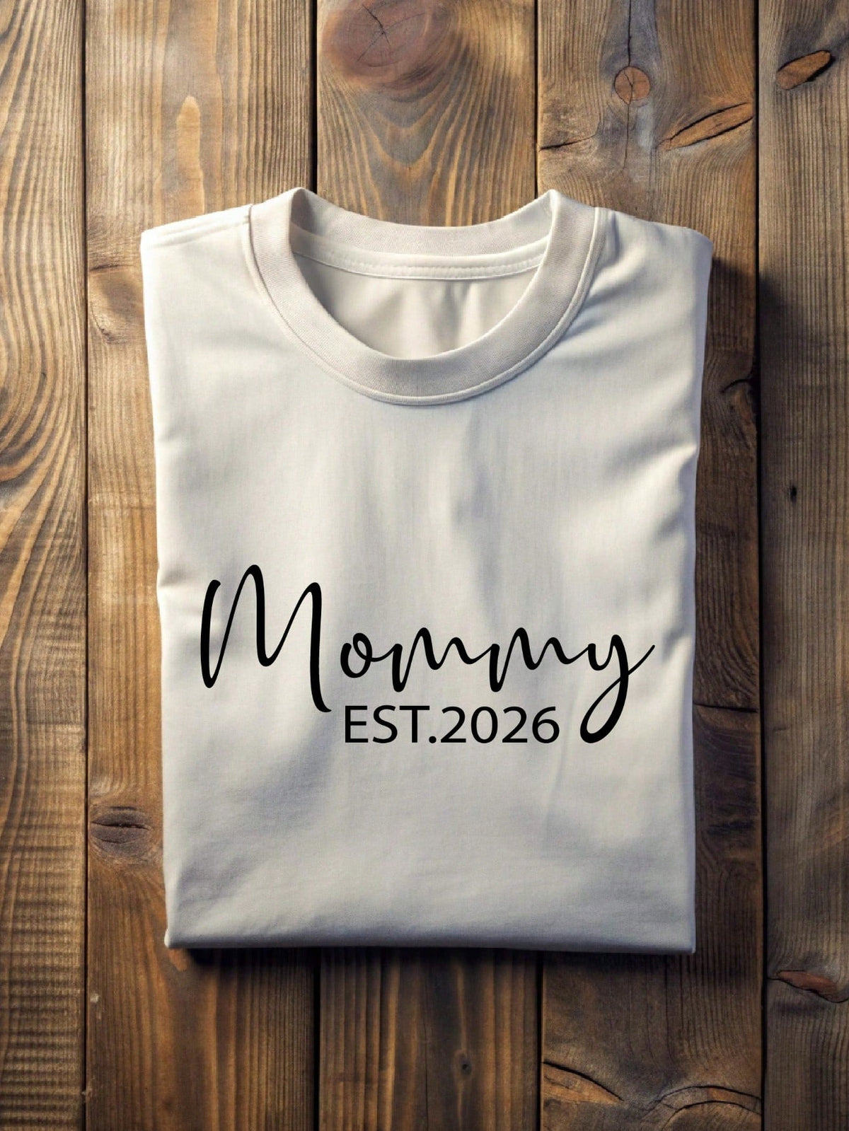 1 PC Daddy Mommy Est. 2026 T-Shirt