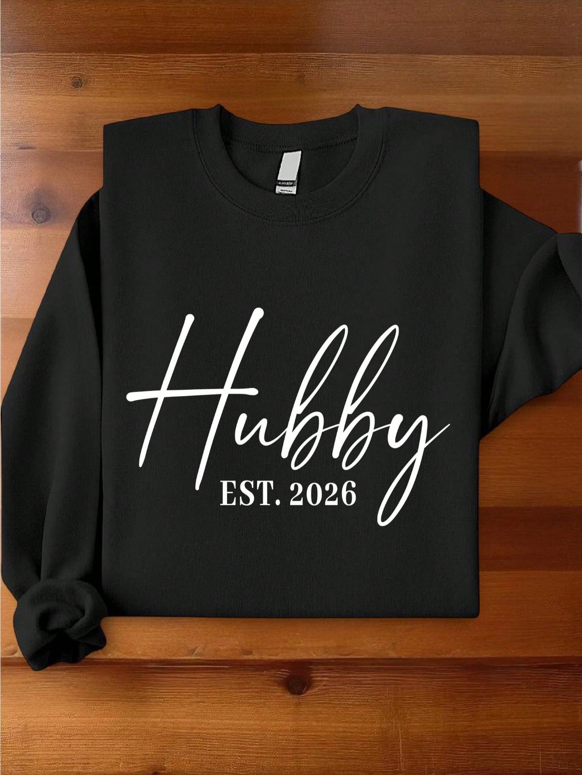 1 PC Wifey Hubby Est 2026 Sweatshirt