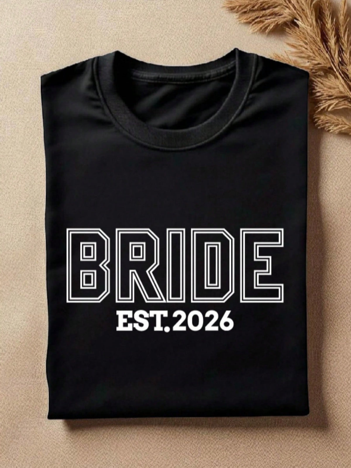 1 PC Bride Groom Est 2026 T-Shirt