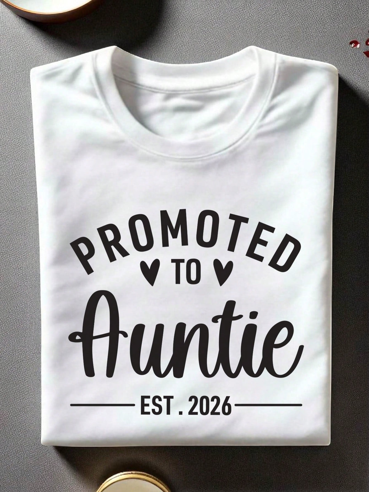 Promoted To Auntie Est 2026 T-Shirt