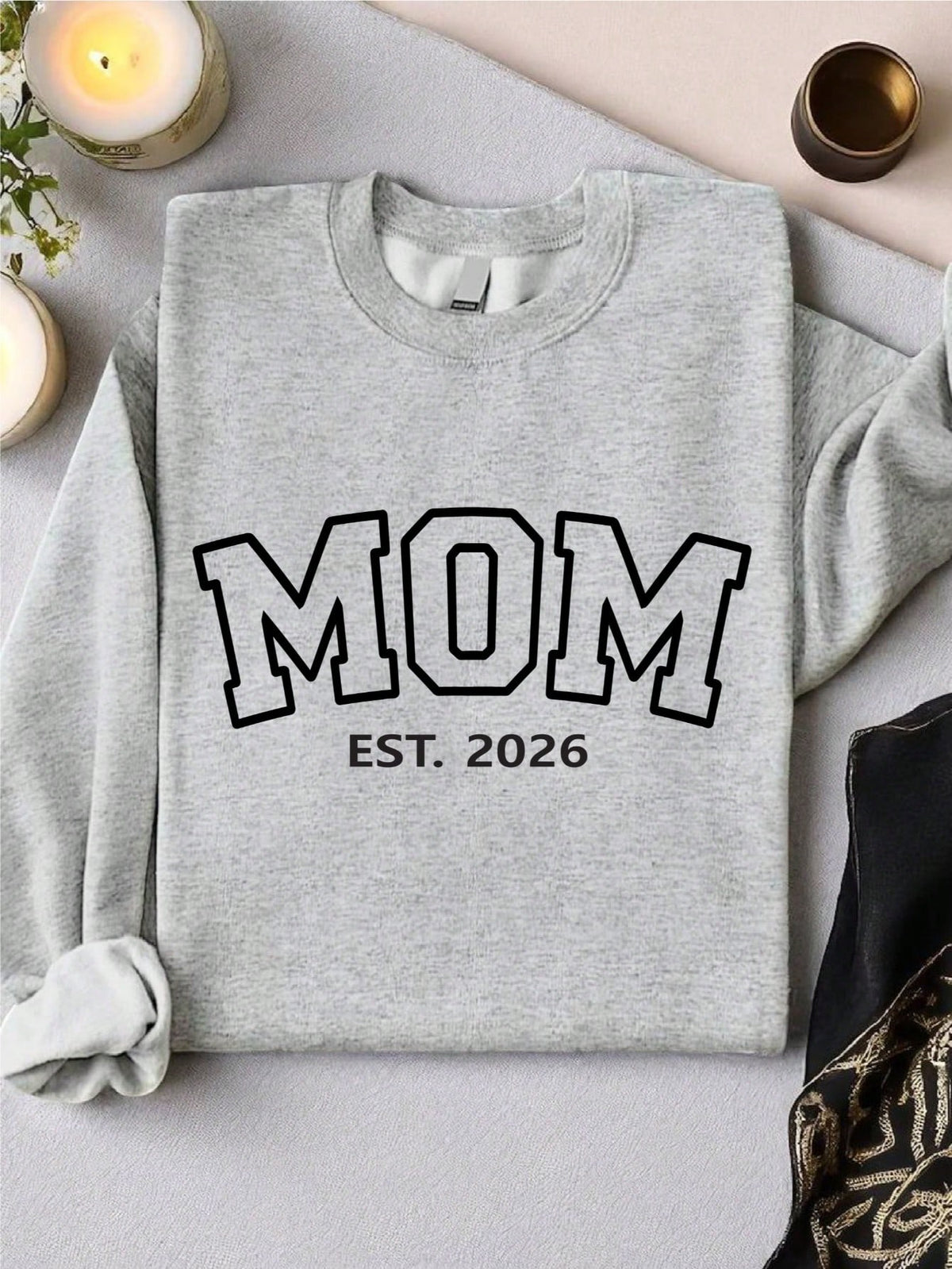Mom EST.2026 Sweatshirt