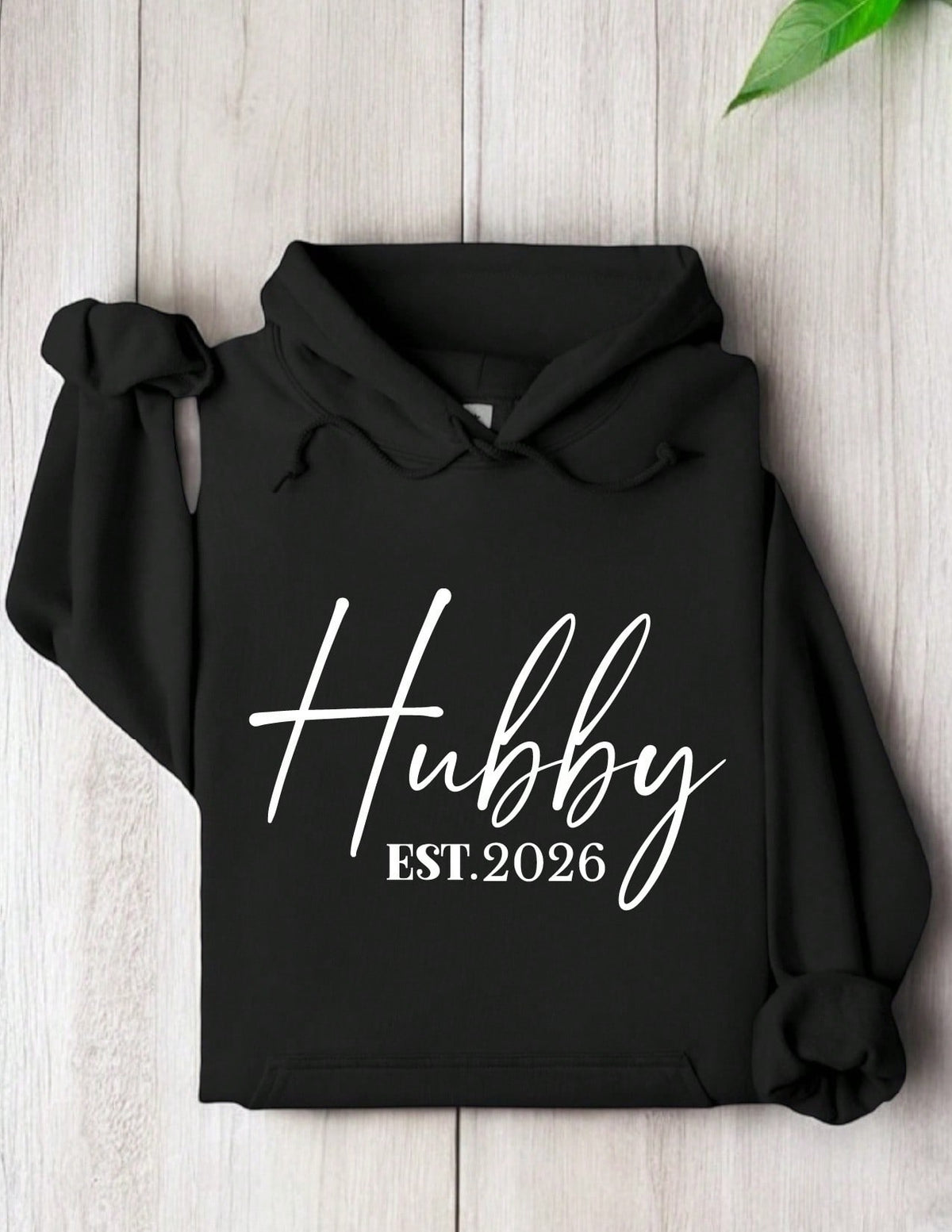 'Wifey' & 'Hubby' EST. 2026 Matching Couple Hoodie