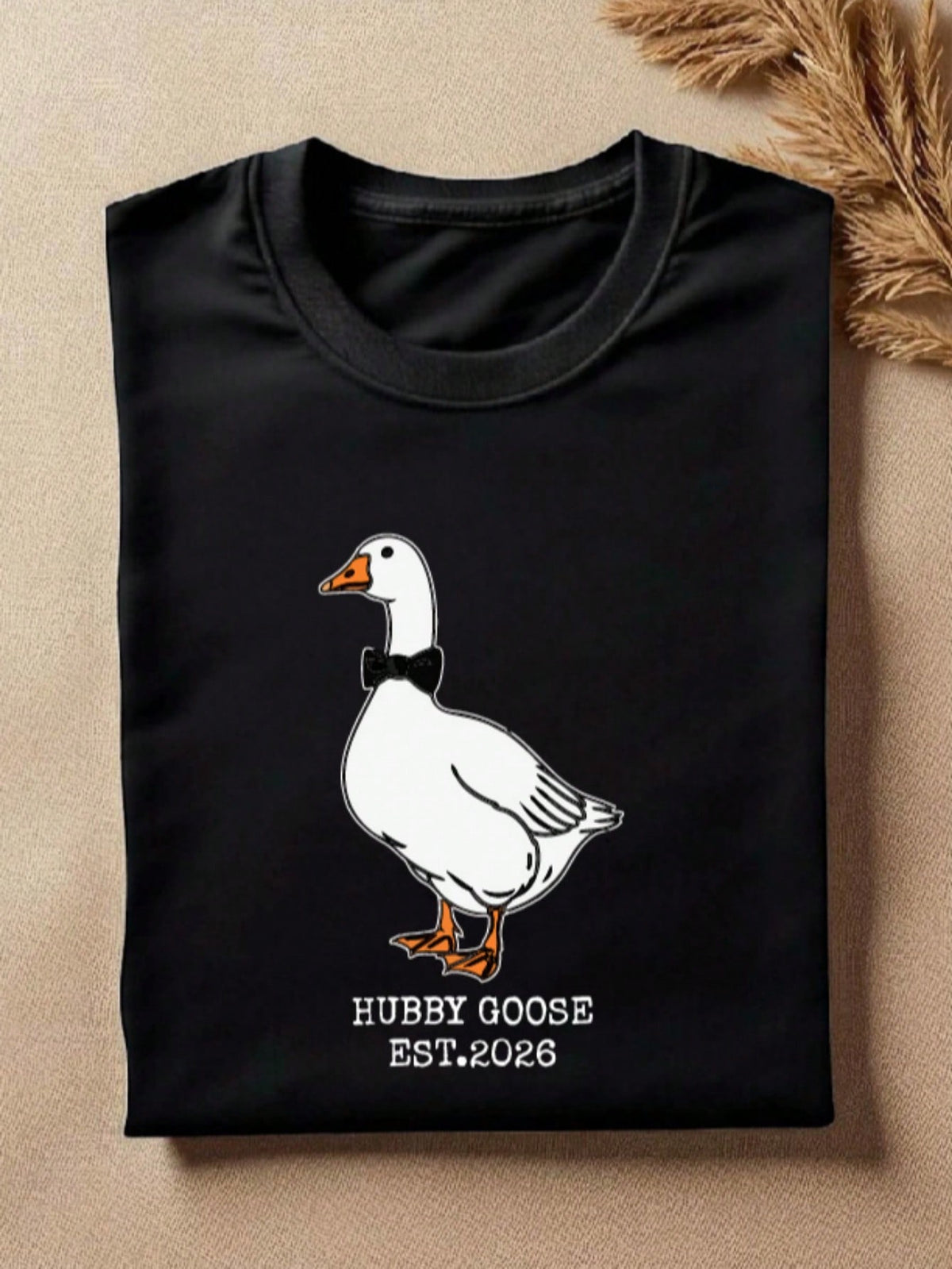1 PC Wifey And Hubby Goose T-Shirt