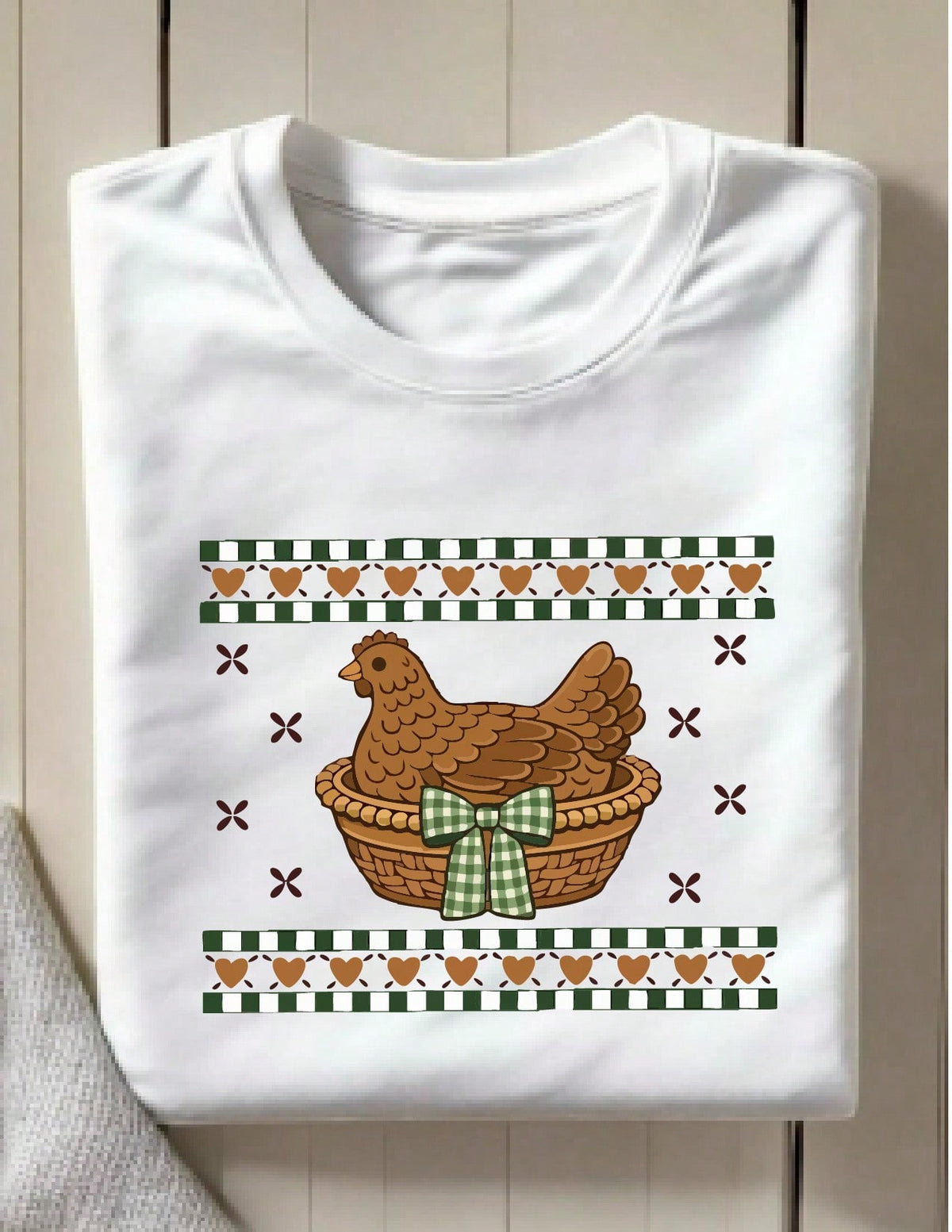 Vintage Hen Thrifted T-Shirt