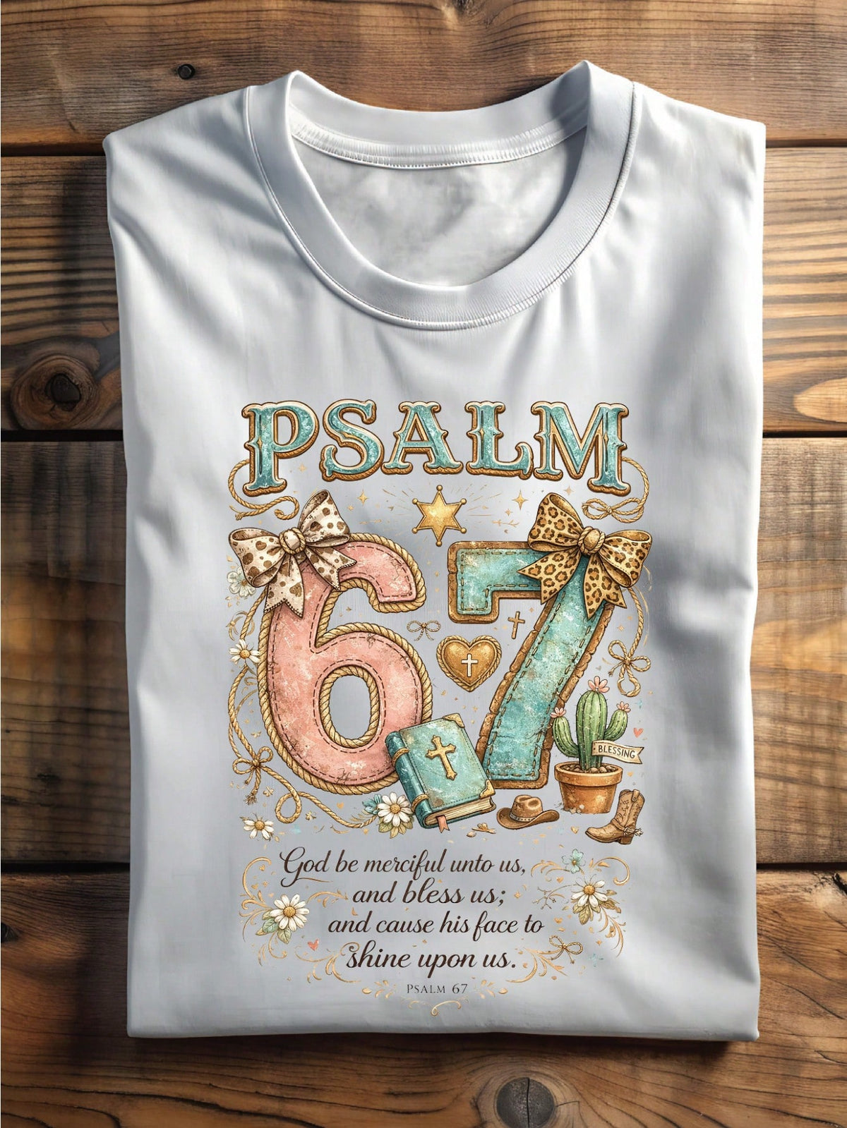 Western Psalm 67 T-Shirt