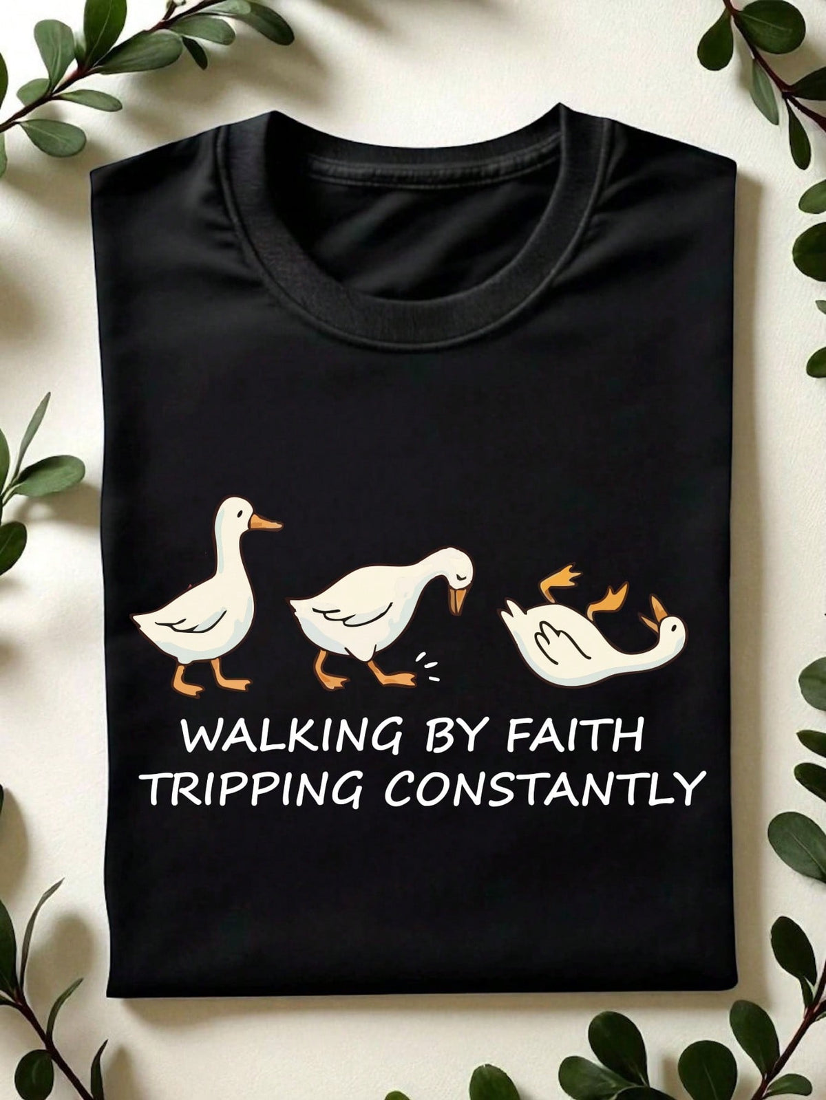 Walking By Faith Tripping Constantly T-Shirt